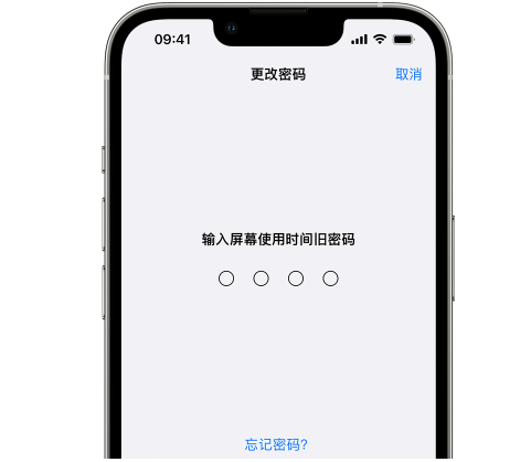 都安iPhone屏幕维修分享iPhone屏幕使用时间密码忘记了怎么办 