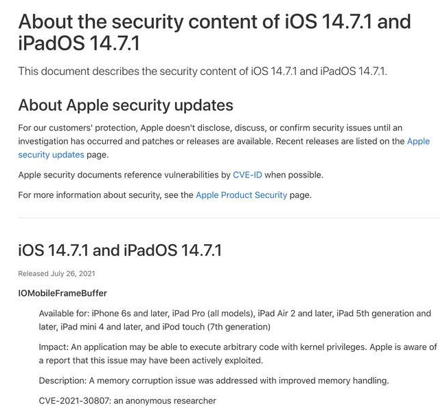 都安苹果手机维修分享iOS 14.7.1 正式版更新内容及升级方法 